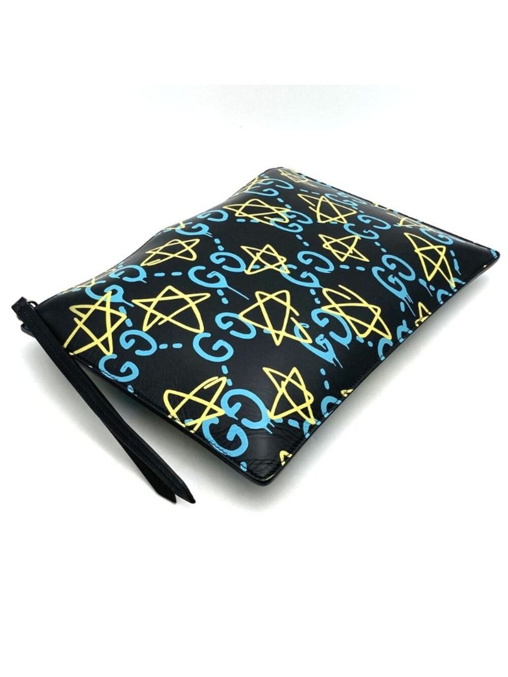 Gucci Ghost Clutch Trouble Andrew Collaboration Leather Black - Picture 4 of 8